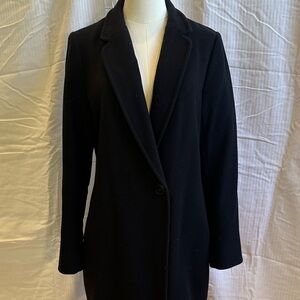 Aritzia Black Blazer Coat